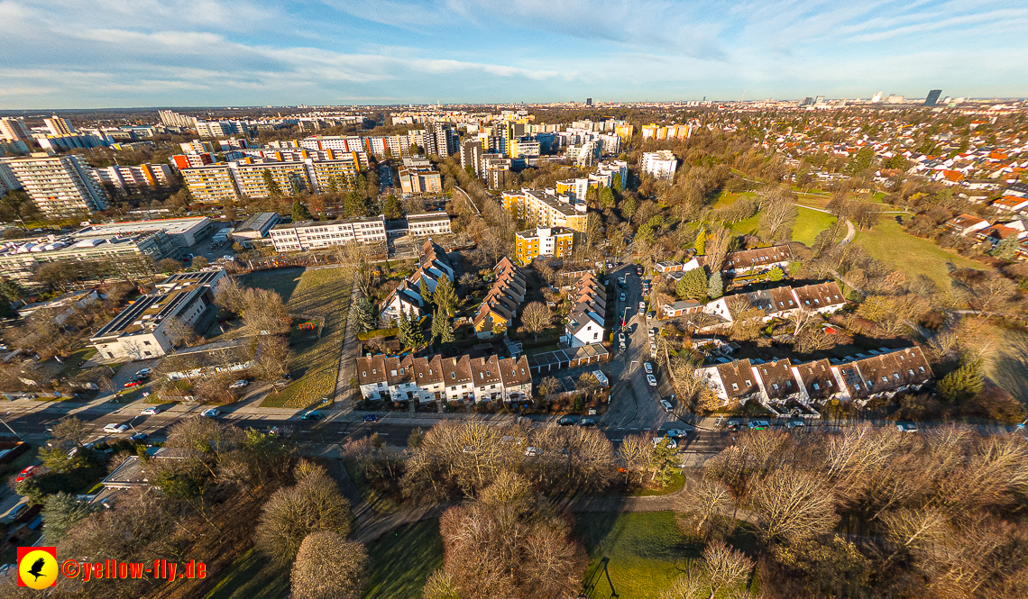16.01.2023 - Luftbilder vom Marx-Zentrum und Gartenstadt Trudering